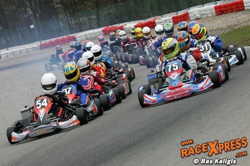 Sterke competitie in de Rotax Max Senioren